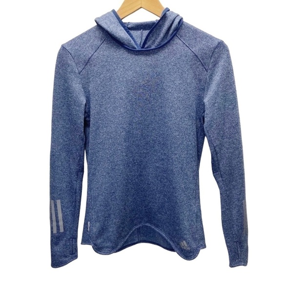 Adidas Performance Hoodie Climalite Blue Sz XS - Picture 1 of 7